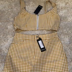 Nasty Gal 2 piece skirt set